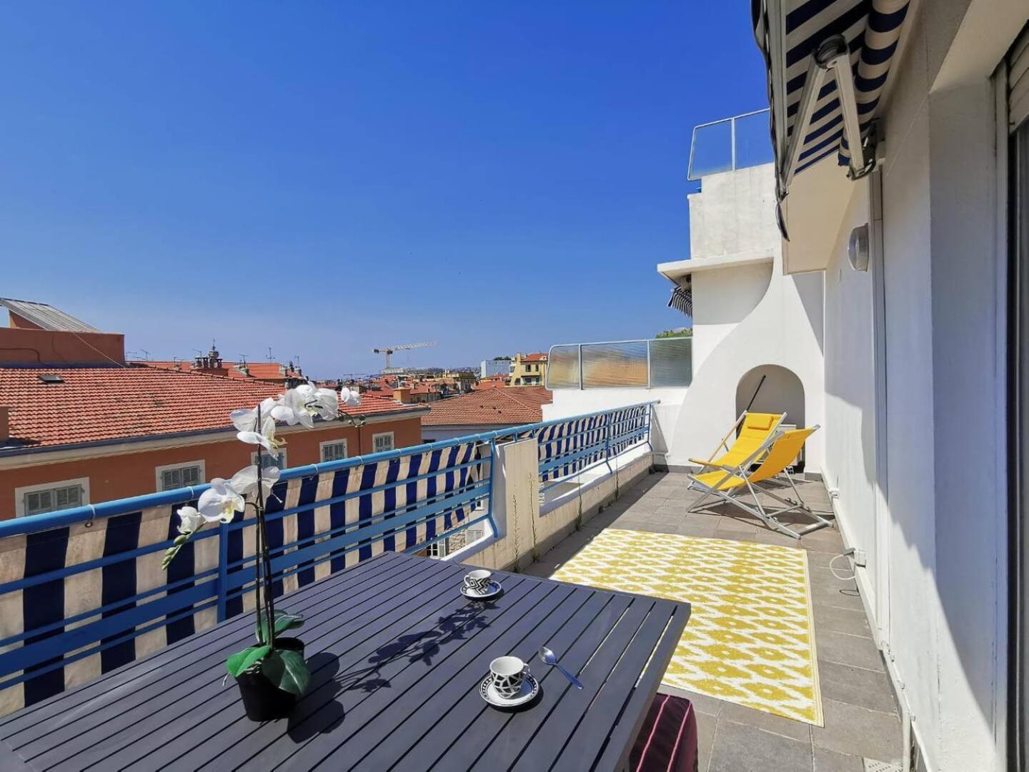 5 Papon - Dernier Etage - Terrasse A Ciel Ouvert - Garibaldi Ница Екстериор снимка